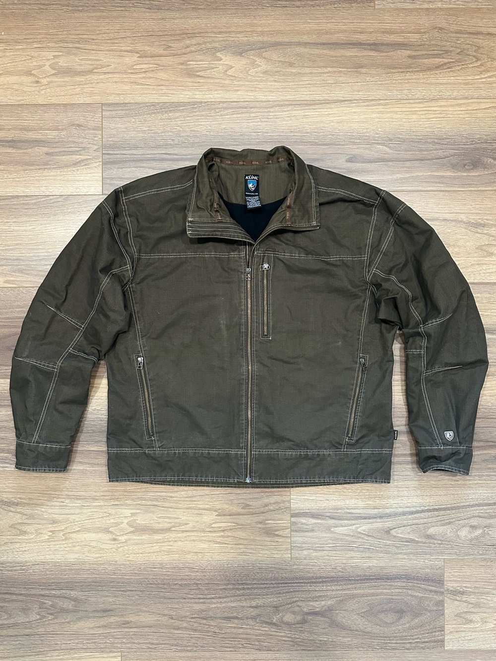 Kuhl Burr Jacket in Vintage Patina Dye Brown Size XXL